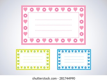 vintage labels set
