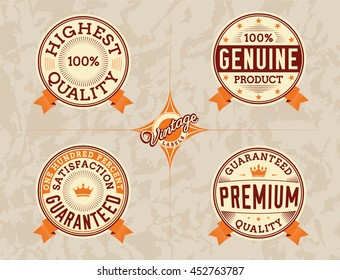 Vintage Labels Set