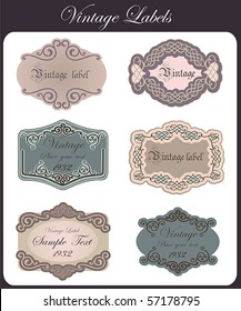 Vintage Labels Set