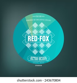 Vintage labels typography, t-shirt graphics, vectors