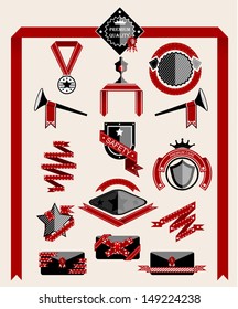 vintage labels vector