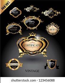 Vintage labels-Royal design