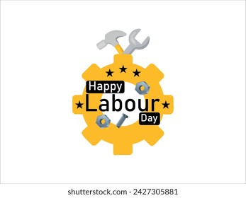 Vintage Labor Day, International Labor Day vector and t-shirt logo, International Workers Day T-shirt bundle, Labor Day T-shirt Template.