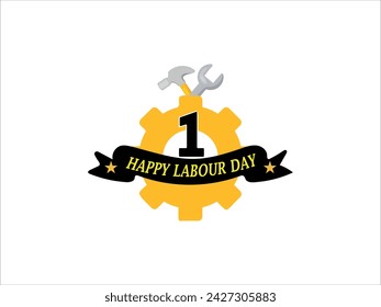 Vintage Labor Day, International Labor Day vector and t-shirt logo, International Workers Day T-shirt bundle, Labor Day T-shirt Template.