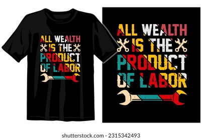Vintage Labor Day T shirt vector, International Labor Day T shirts, International Workers Day t shirt