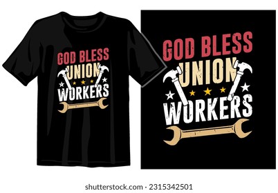 Vintage Labor Day T shirt vector, International Labor Day T shirts, International Workers Day t shirt