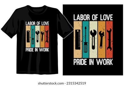 Vintage Labor Day T shirt vector, International Labor Day T shirts, International Workers Day t shirt