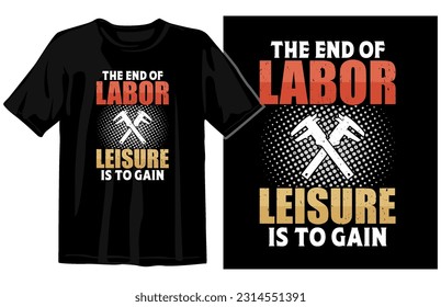 Vintage Labor Day T-shirt vectors, International Labor Day T-shirts, International Workers Day t-shirts, Labor T-shirt Template, happy labor day