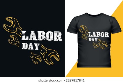 Vintage Labor Day T-shirt vectors, International Labor Day T-shirts, International Workers Day t-shirts, Labor T-shirt Template, happy labor day,USA day