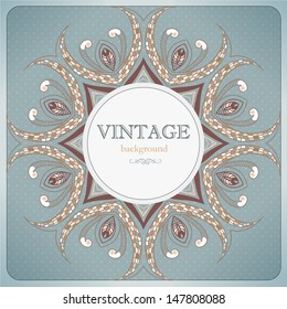 Vintage lace background