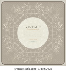 Vintage lace background
