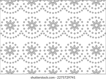 vintage lace cotton white lace ,Decorative ornament for border of fabric 
 Stylized texture of embroidery, stitch. Abstract background texture in geometric ornamental style. Seamless design