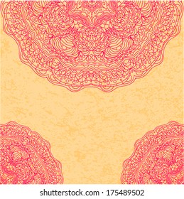 Vintage Lace Doily.Can be used for packaging,invitations, Valentine's Day decoration,bag template, print for packet, cup.