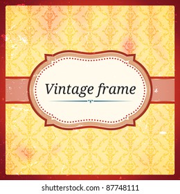 Vintage lace frame