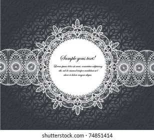 Vintage lace frames