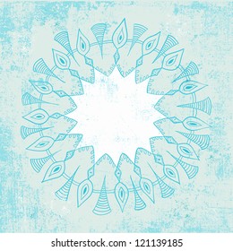 Vintage lace ornament
