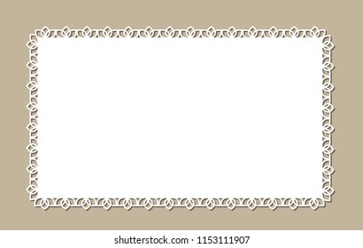 Vintage Lace Place Mat Paper Cutout Stock Vector (Royalty Free ...