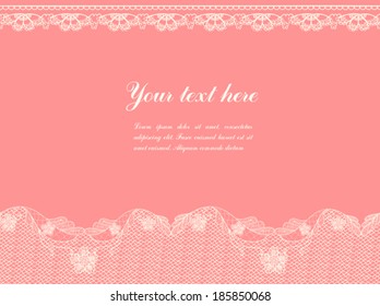 vintage lacy border