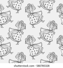 Vintage ladies circuit pattern