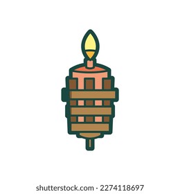 vintage lantern icon Ramadan and Islamic Eid