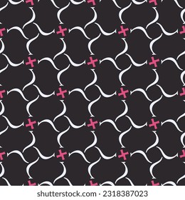Ropa de celosía vintage sin fisuras. Ilustración vectorial para impresión, tela, cubierta, embalaje, decoración interior, decoración de blogs y otros proyectos.