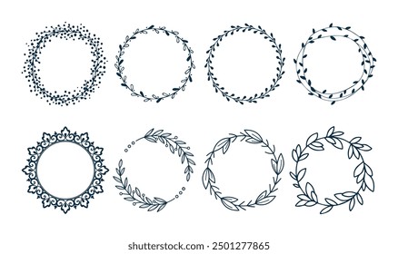 Vintage laurel wreaths collection.Hand drawn vector laurel leaves decorative elements.Vector Floral,Botanical,Thorn Circle Frame Vector,Floral leaves seamless boarder,.eps

See large preview
Delete
