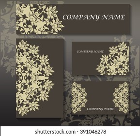 vintage layout with mandalas