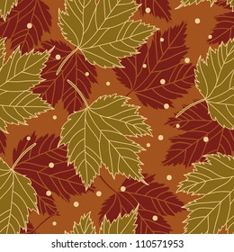 Vintage leaf pattern