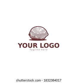 Vintage Lemon Engraving Vector Illustration, Lemon Logo
