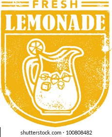 Vintage Lemonade Stamp