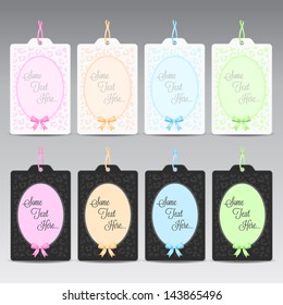 Vintage leopard small tags