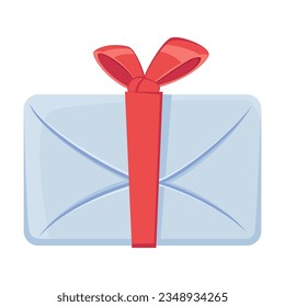 Vintage letter love note in envelope vector illustration. Letter and letterbox, post office element. Mail concept