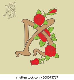 Vintage Lettering K