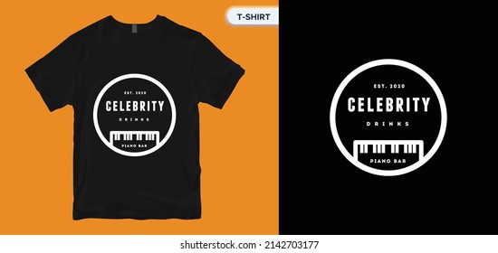 Vintage lettering t-shirt design. Vector print, typography, poster, print, emblem. Global swatches.