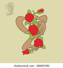 Vintage Lettering Y