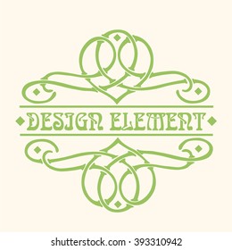 vintage light abstract frame for text