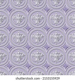 Vintage lilac background. Vector decorative pattern with curls. Design for textiles, wallpaper, packaging materials. Vector illustration. Vector illustration. 