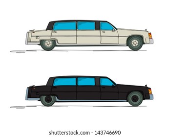 Vintage limousine