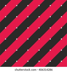 Vintage line color background pattern with dots