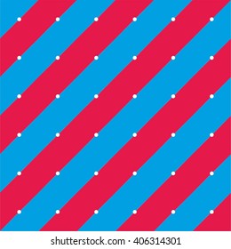 Vintage line color background pattern with dots