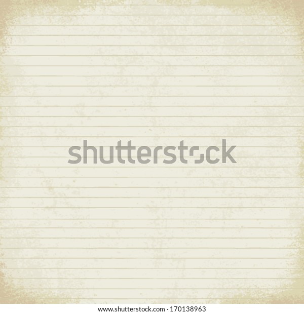 Vintage Lined Paper Vector Background 1 Stock Vector (Royalty Free ...