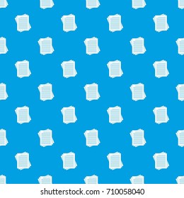 Vintage lined papers pattern repeat seamless in blue color for any design. Vector geometric illustration