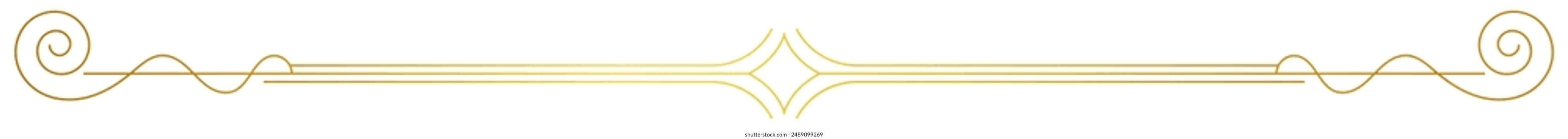 vintage lines decorative s Golden flower border collection