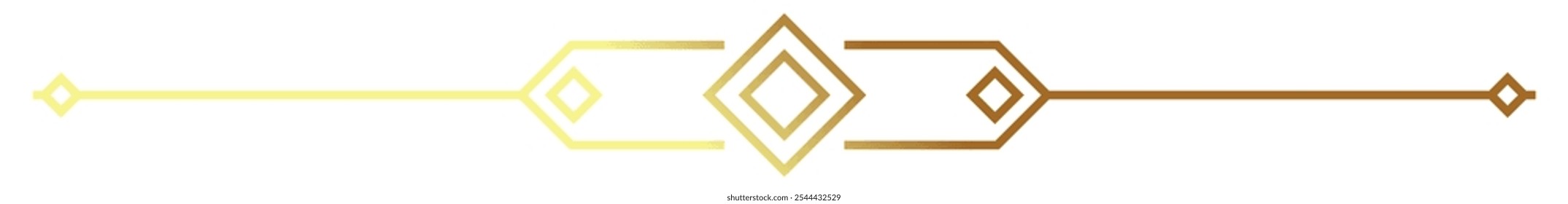 vintage lines decorative s Golden flower border collection