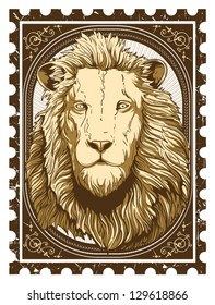 Vintage lion