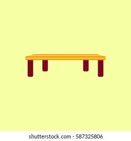 Vintage locker room bench