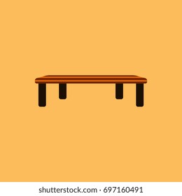Vintage locker room bench