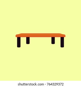 Vintage locker room bench