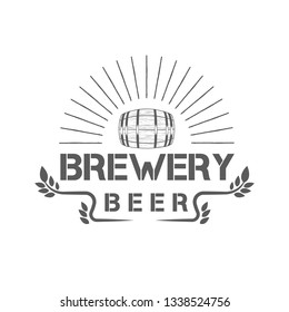 Vintage logo for alcohol companies and shops. Emblems in retro style.