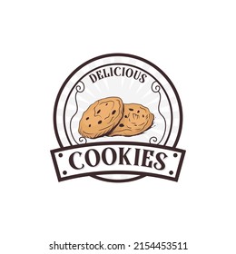 Vintage Logo Badge for Cookies Label